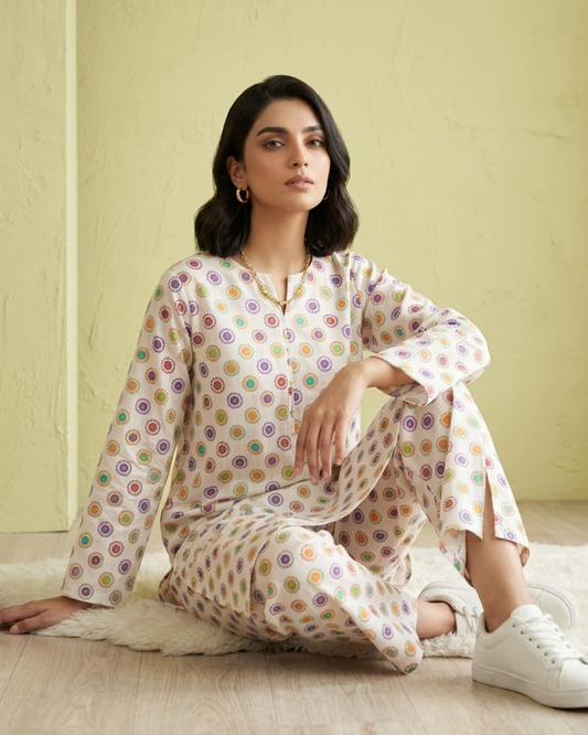 CANDY PRINT'S SUMMER UNSTICHED DORIA LAWN 2PC ALL OVER