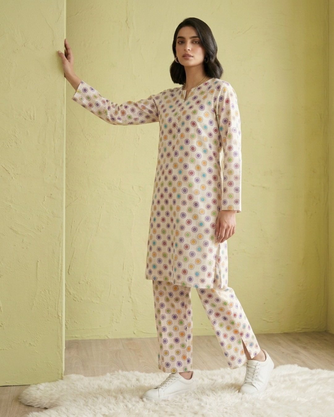 CANDY PRINT'S SUMMER UNSTICHED DORIA LAWN 2PC ALL OVER