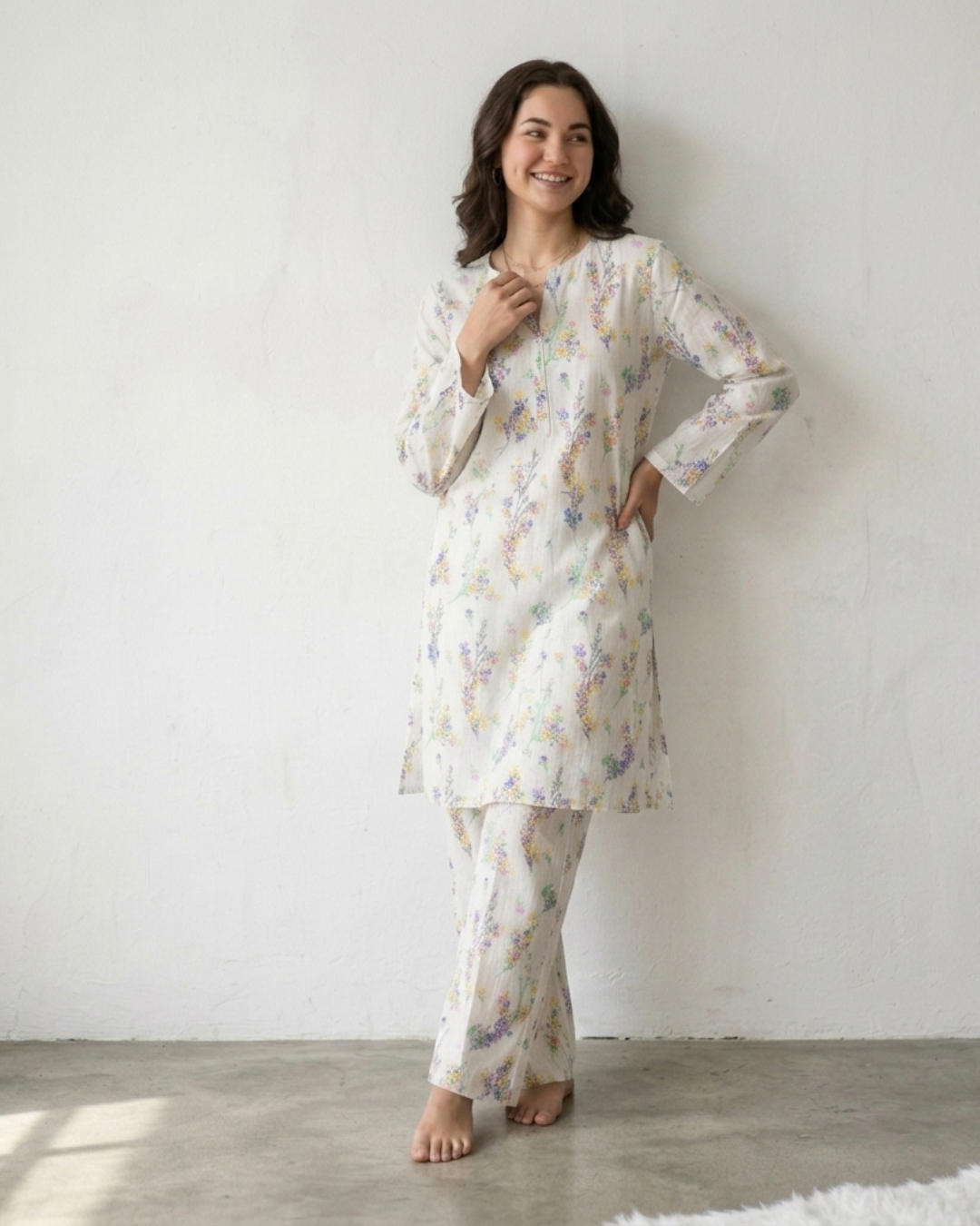 CANDY PRINT'S SUMMER UNSTICHED DORIA LAWN 2PC ALL OVER