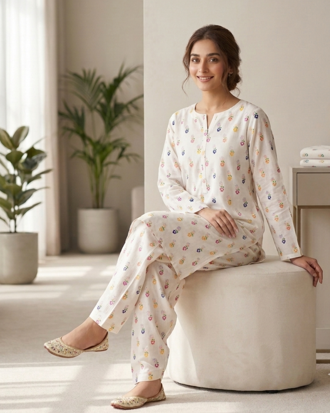 CANDY PRINT'S SUMMER UNSTICHED DORIA LAWN 2PC ALL OVER