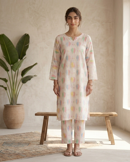 CANDY PRINT'S SUMMER UNSTICHED DORIA LAWN 2PC ALL OVER