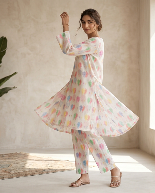 CANDY PRINT'S SUMMER UNSTICHED DORIA LAWN 2PC ALL OVER