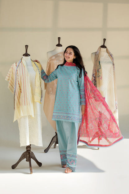 SOBIA NAZIR LAWN PRINT SUMMER UNSTICHED 3PC WITH CHIFFON PRINT DUPPATA & PATCHES