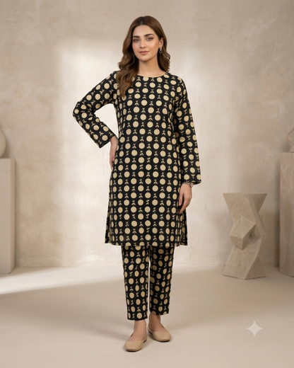 ELEGANT PRINT'S SUMMER UNSTICHED LAWN 2PC ALL OVER