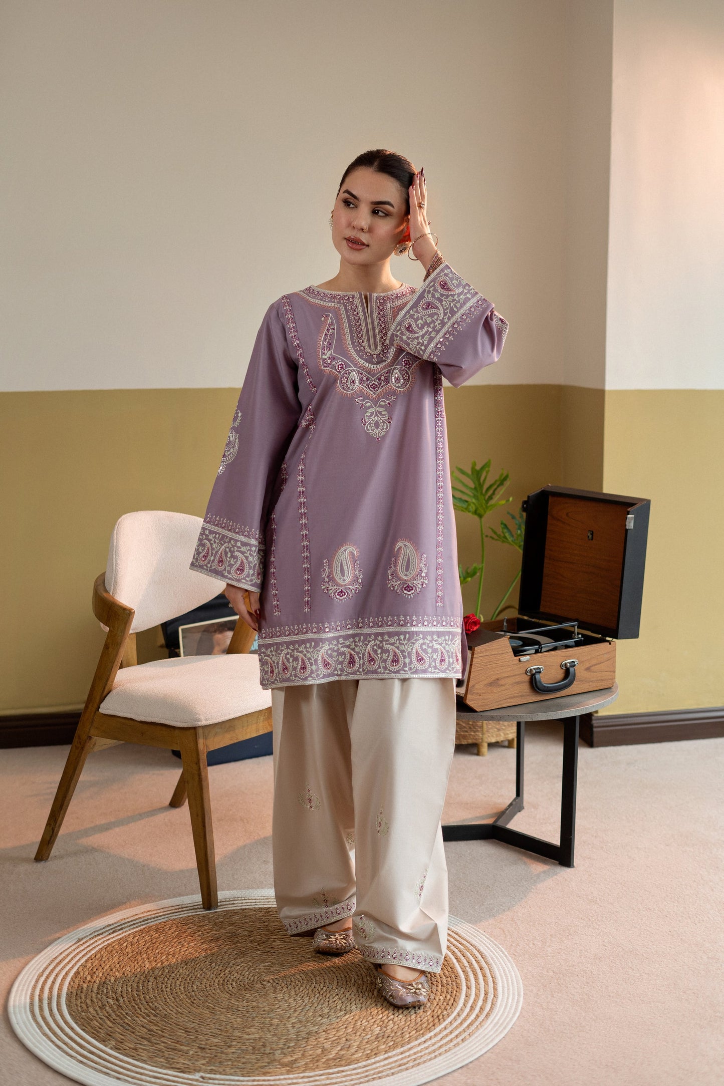 QIAFA WINTER 2026 EMBROIDERED Unstiched DHANAK 2PC