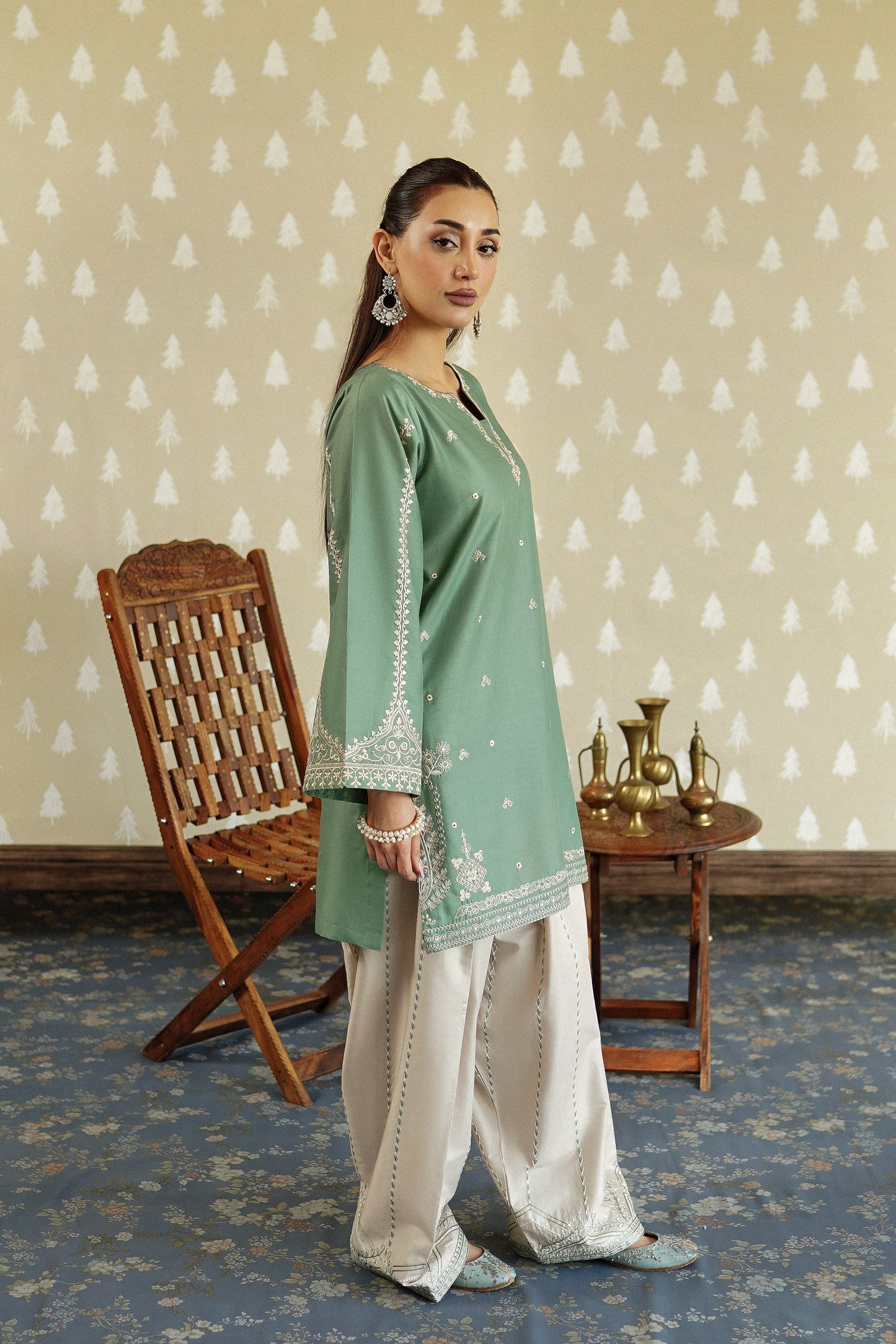 LAIBA WINTER 2026 EMBROIDERED UNSTICHED DHANAK 2PC