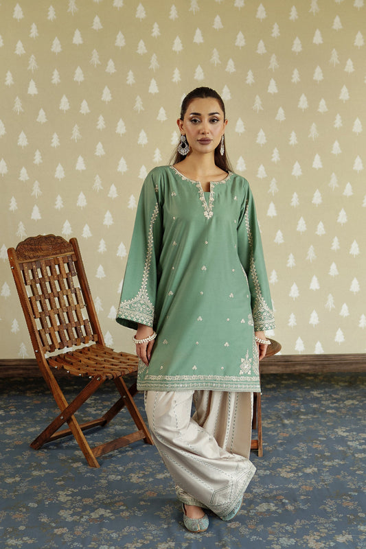 LAIBA WINTER 2026 EMBROIDERED UNSTICHED DHANAK 2PC