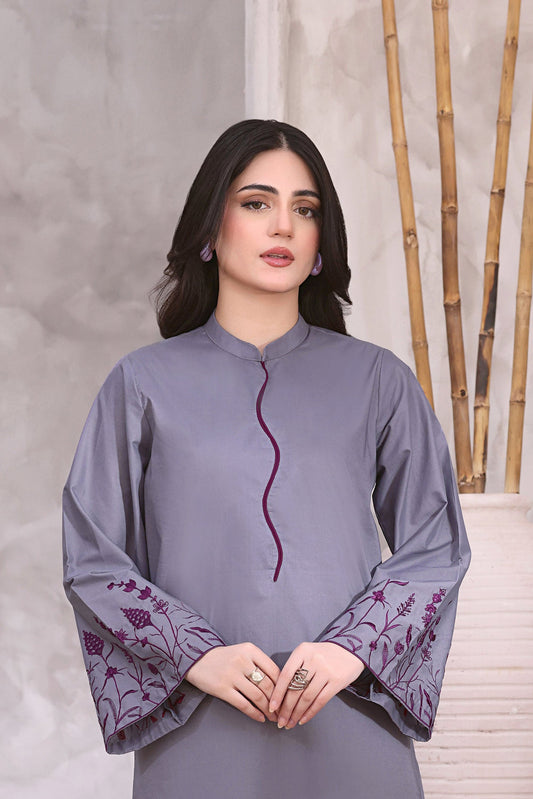 ELLA WINTER 2026 EMBROIDERED UNSTICHED DHANAK 3PC WITH DHANAK EMBROIDERED SHAWL