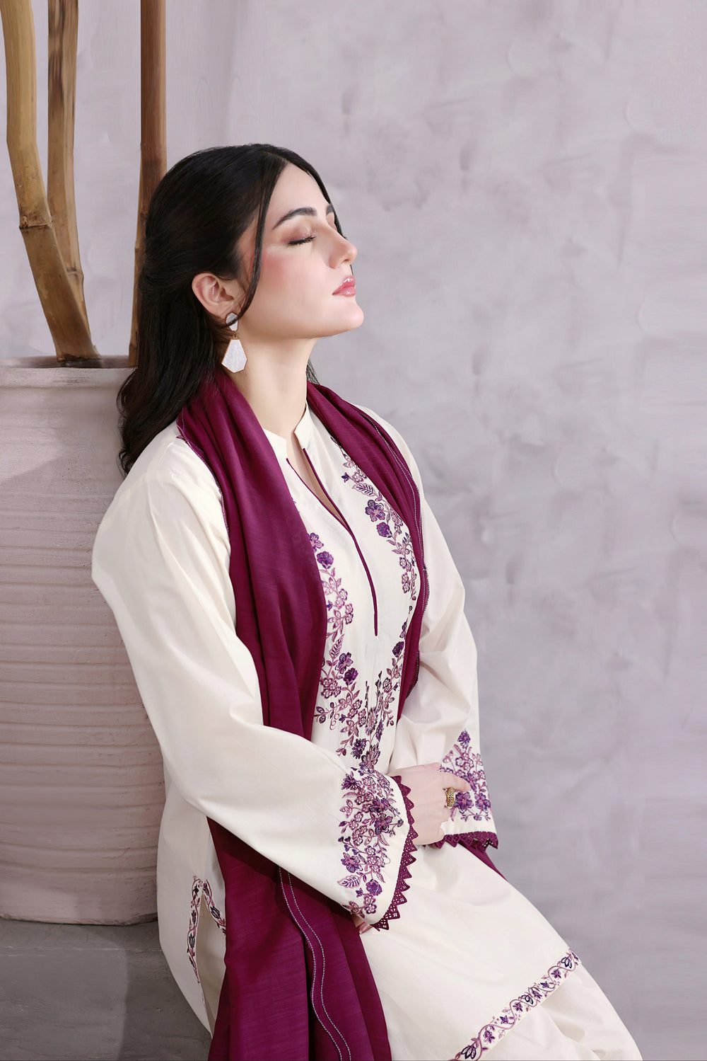 GARDENIA SUMMER SPECIAL'S UNSTICHED EMBROIDERED LAWN 3PC WITH CHIFFON DUPPATA