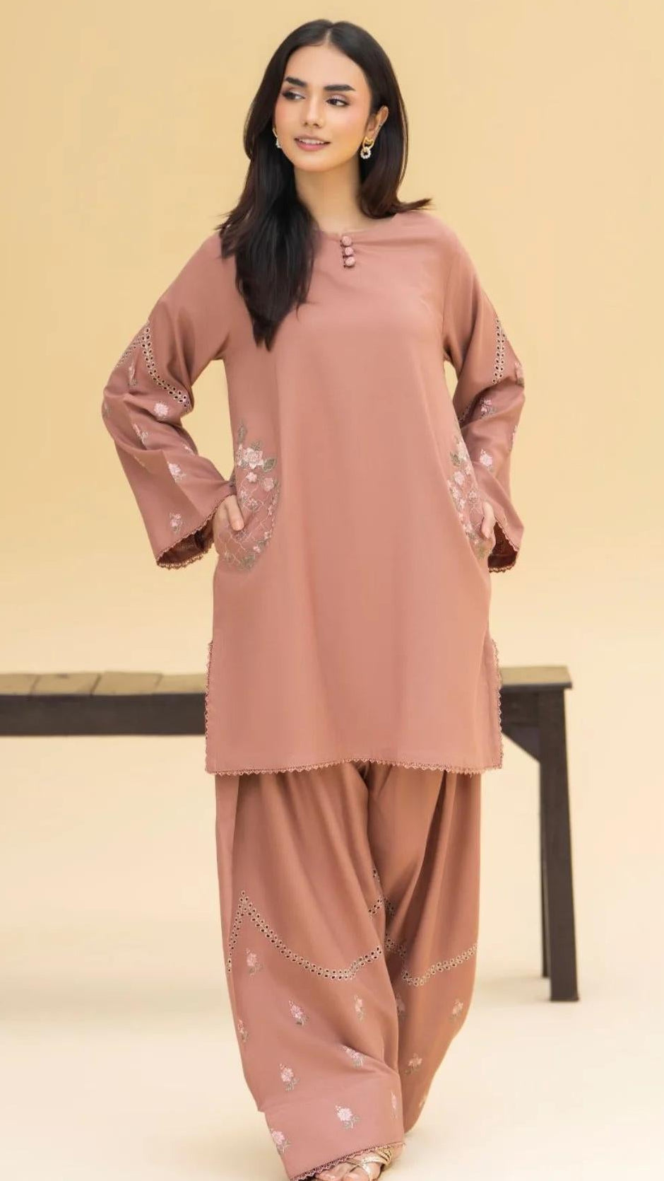 LAZULI WINTER 2026 EMBROIDERED UNSTICHED DHANAK 2PC
