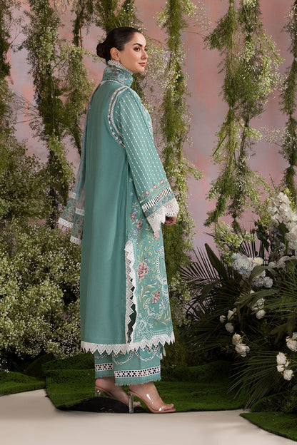 SOBIA NAZIR LUXURY CHIKEN KARI EMBROIDERED LAWN WITH PRINTED CHIFFON DUPPATA UNSTICHED 3PC