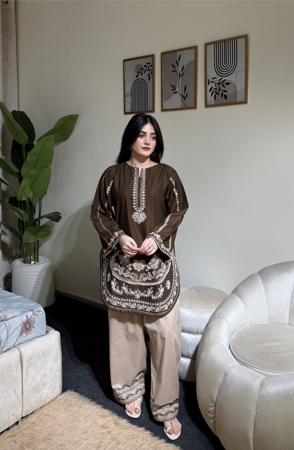 CHOCO WINTER 2026 EMBROIDERED UNSTICHED DHANAK 2PC