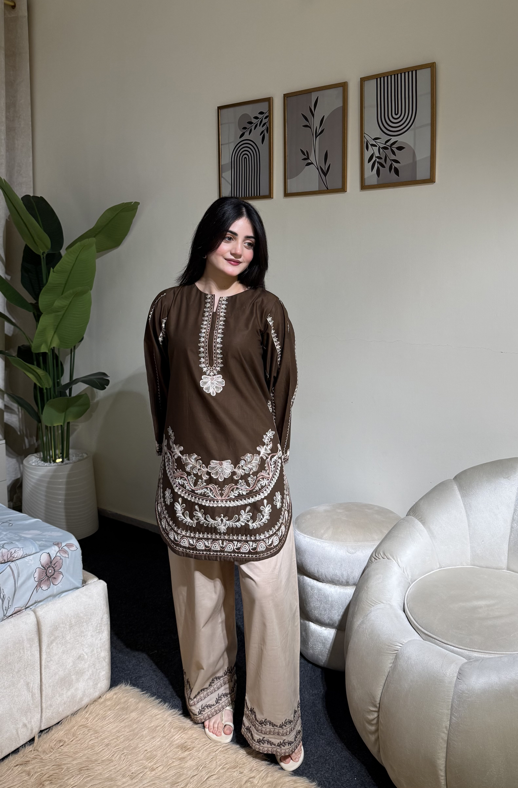 CHOCO WINTER 2026 EMBROIDERED UNSTICHED DHANAK 2PC