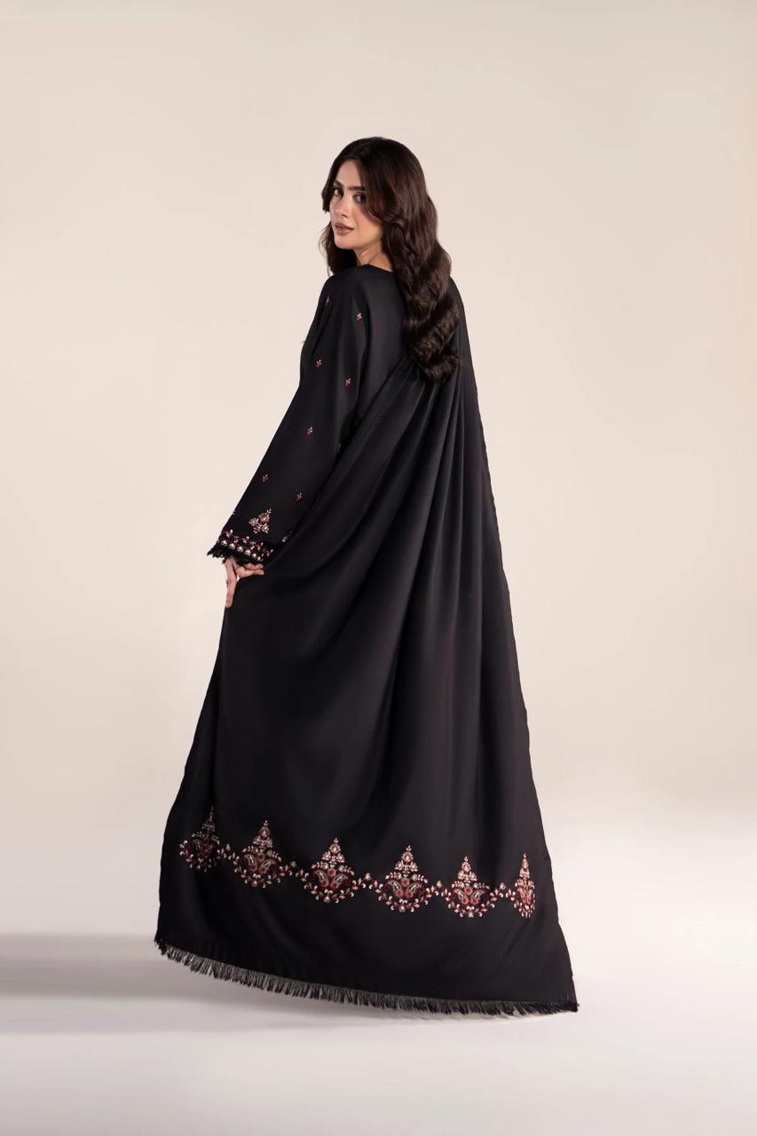 DILARA WINTER 2026 EMBROIDERED DHANAK 3PC WITH EMBROIDERED DHANAK SHAWL