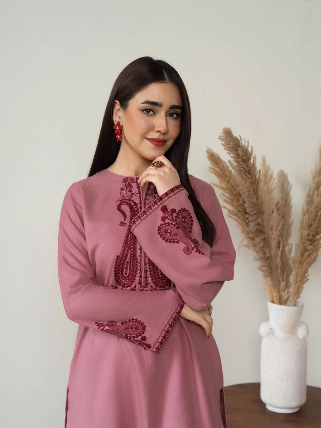 AREESH WINTER 2026 DHANAK EMBROIDERED UNSTICHED 2PC